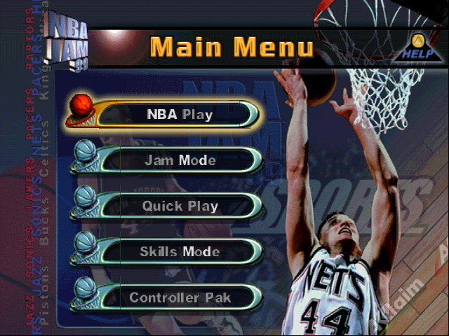 NBA Jam 99 screenshot 4 for Nintendo 64